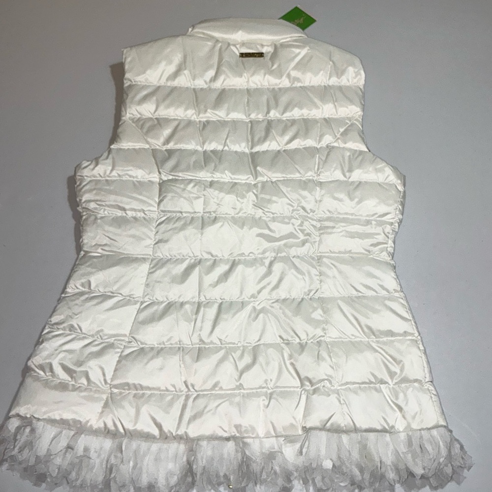Lilly Pulitzer NWT Layli Masterpiece Puffer Gold Desert Palm Graphic $278 - Picture 13 of 16